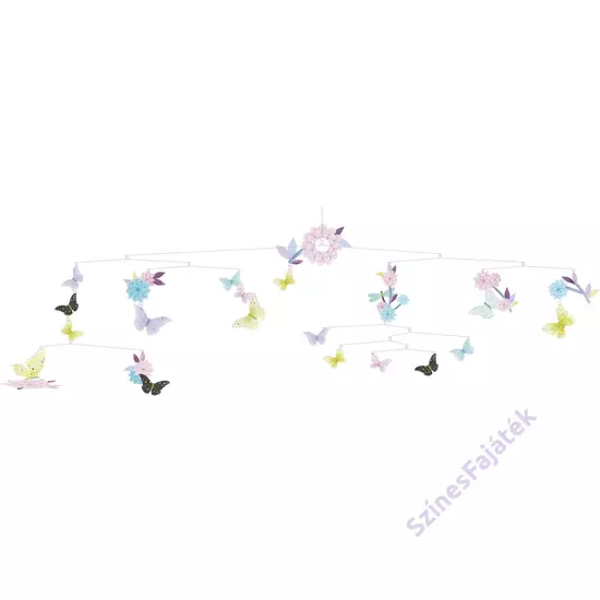 Djeco függődísz - gyerekszoba dekor  - Sok-sok pillangó