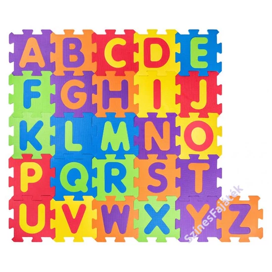 Habszivacs puzzle - játszószőnyeg betűkkel