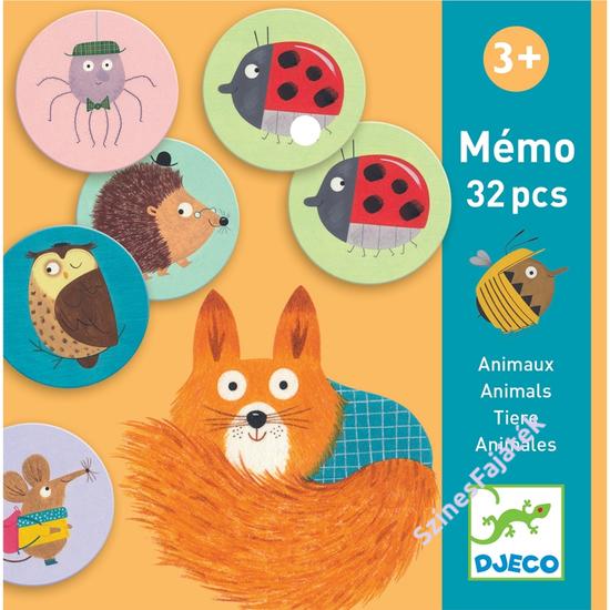 djeco állatos memória játék