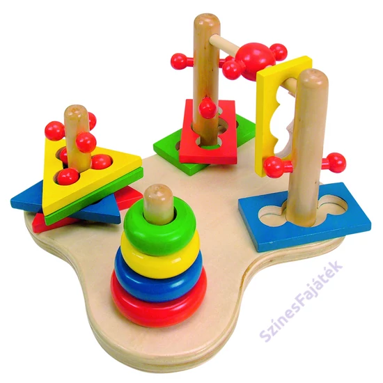 Montessori játék - montessori tornyok - 3D kézügyesség fejlesztő fajáték